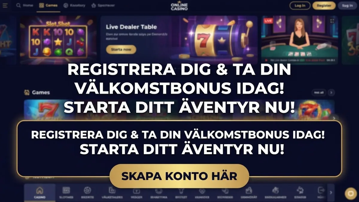 Registrera dig med bonus